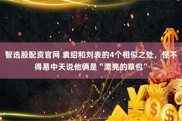 智选股配资官网 袁绍和刘表的4个相似之处,怪不得易中天说他俩是“漂亮的草包”